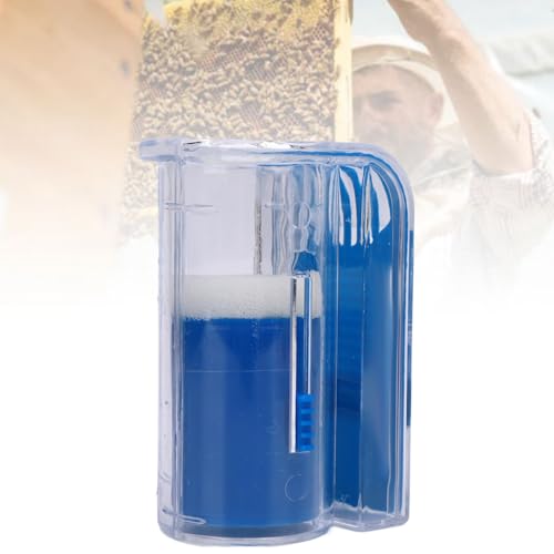 Queen Bee Marking Kit, Marking Bottle, 0-99 Number Sticker, Tweezers, Plastic Material, for Beehive Management, Beekeeper Supplies (Blue) - color: Blue