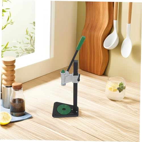 UKCOCO Adjustable Bench Beer Bottle Capper for Homebrewing with Iron Lever, Stable Tabletop Base, and Antislip Pad, Suitable for 26mm/29mm Crown Caps, for Balconies and Home Brewing