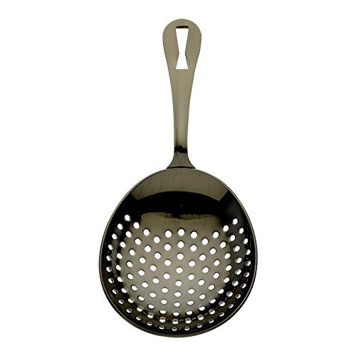 Barfly , Julep Strainer, Gun Metal Black - color: Gun Metal Black