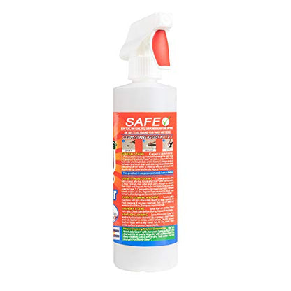 Amazing 60 Second Stain Remover - Commercial Strength - Powerful, Natural Enzymes Remove Food, Grease, Pet Stains & More - Non-Toxic/Eco Friendly - USA Made (16oz Spray Bottle 2-Pack -Save 25%) - style: 16 Fl Oz (Pack of 2)