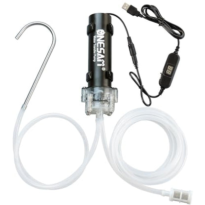 Food Grade Electric Water Transfer Pump Siphon Self-Priming Small Water Pump Portable USB 5V 2L/Min Adjustable Flow for Home Brew Wine, Beer, Kombucha, Ice Maker, Bottled Water, Coffee, Cooking - color: Usb-5v-water Pump