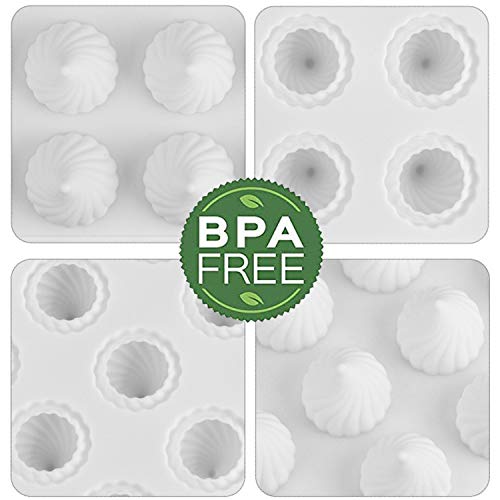 OCPO KITCHEN Russian Tale Silicone Mold for Baking Mousse Cake, Candy, Pastry, Chocolate, Cupcake, Jelly, Pudding, Cake Decoration Mold, 3D Russian Tale Shape (15-Cavity) - style: Russian Tale (15-Cavity)