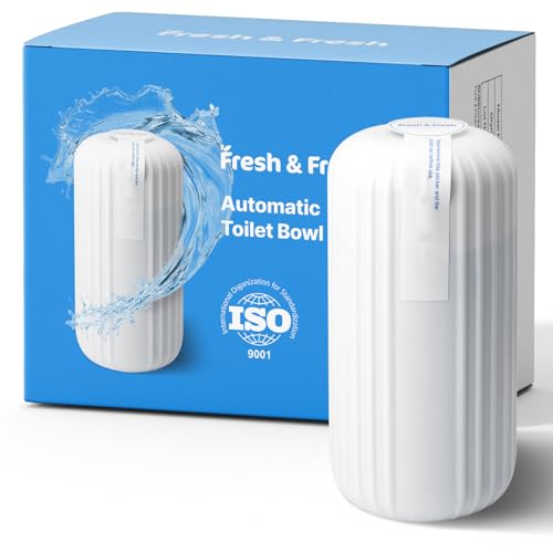 Fresh & Fresh Automatic Toilet Bowl Cleaners - 70 Bottles(UPTO 2500 FLUSHES/Bottle), Commercial and Residential Toilet Cleaner 3-4 MONTH Lasting Toilet Bowl Cleaner Bottle - color: Bottle (White), size: 70