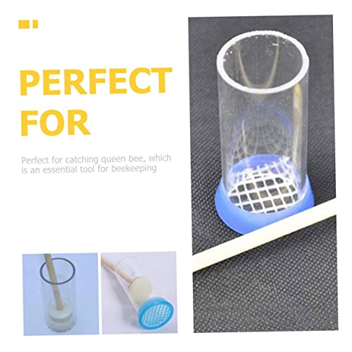 BESPORTBLE 3pcs Marker Bottle Queen Marking Cages Plastic Beekeeping Bottles for Easy Identification of Lightweight and Beekeeper Accessories Stick