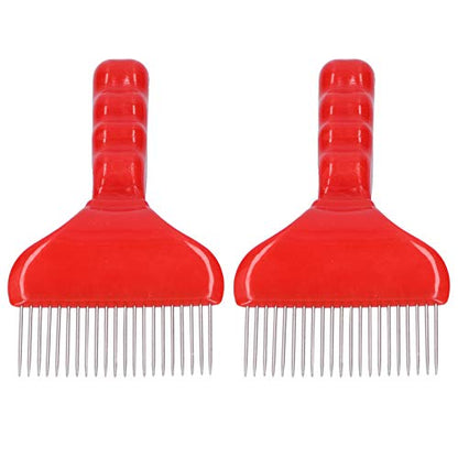 Beekeeping Uncapping Fork, Stainless Steel Honey Tool, 21 Tin with Plastic Handle, Bee Uncapping Fork, Honey Decapping Fork, Beehive Uncapping Tool