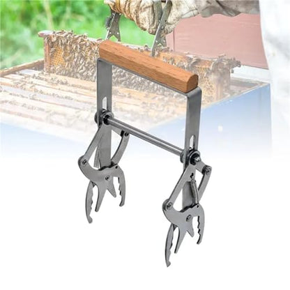 Bee Hive Frame Holder Beehive Frame Lifter Horizontal Bar Capture Frame Grip Holder Beehive Clip Clamp Grasp Beekeeping Tools