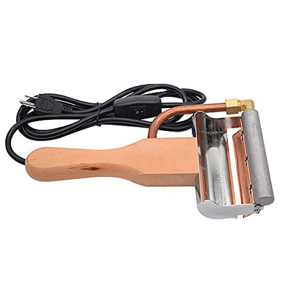 Electric Honey Uncapping Knife – 110V Heated Wax Scraper for Bees | Stainless Steel Blade. For Removing Wax Cappings from Honey Frames. Ergonomic Handle