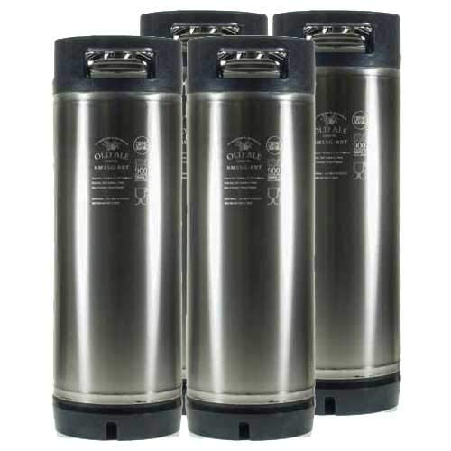 The Homebrew Shop 5 Gallon Home Brew Keg - New Ball Lock - Stainless Steel Product Tank (4 Pack) 5 Gal 0 - size: 4 Pack