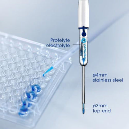 Apera Instruments PH700-MS Benchtop Lab pH Meter for Micro-Volume (>15 Micro liters) Water Solution Samples and/or Biological Samples - style: Micro-volume Solutions