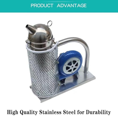 Bee Cellular Smoker,Bee Beekeeper Equipment Tools,Stainless Steel Smoker with Heat Shield Hand,Blower Kit Beekeeping Equipment