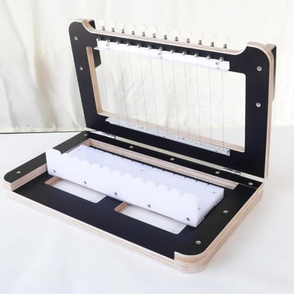 Hand-Made Soap Cutter, 12 Wire Wooden Soap Cutter, Cuts 1-12 Bars, Soap Cutting Thickness 2.5cm, Even Cuts, for DIY Soap Making, Cheese, Butter, Cake, Bread Making