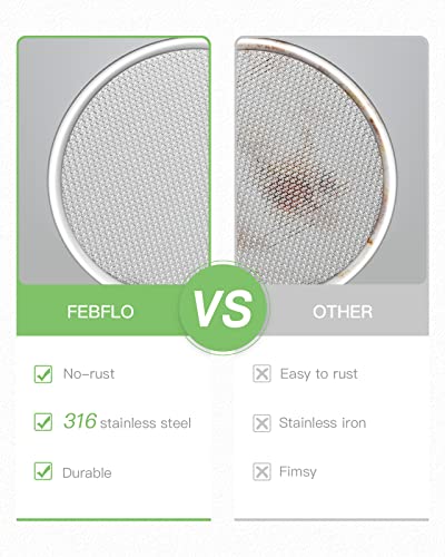 12 Pack Sprouting Lids, 316 Stainless Steel Screen Lid for 86mm Wide Mouth Mason Jar, Alfalfa, Broccoli Mesh Lids (wide mouth 12 PCS) - style: wide mouth 12 PCS