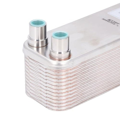 Stainless Steel Plate Heat Exchanger, Wort Chiller with Compact Design, for Beer, Wort, Water, Laboratory