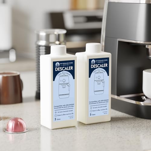 10 Uses DeLonghi Compatible Descaling Solution, Specially Designed to Clean Delonghi Coffee Machines and Maker - 33.8oz Espresso Coffee Maker Cleaner, Coffee Pot Cleaning Limescale Remover - style: Descaling Solution for DeLonghi