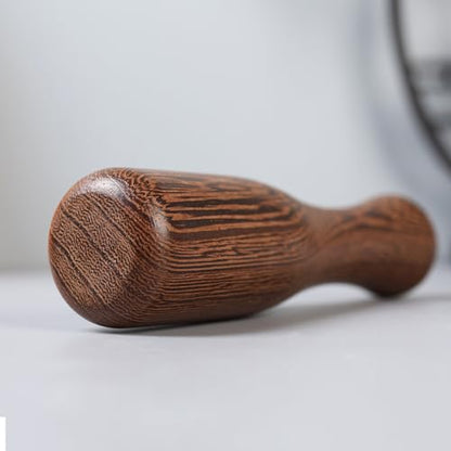 Manual Kraut Pounder, Ergonomic Vegetable Packing Crusher, 11 Inch Cabbage Masher with Smooth Handle, Solid Wood Fermentation Tool, Pickling Press with Traditional Style, Sauerkraut Pounder for Jar Pa