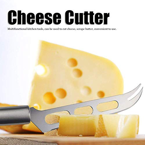 HEEPDD 3Pcs Stainless Steel Cheese Cutter Knife, Butter Scraper Kitchen Gadgets Set, Multifunctional Food Grade Kitchen Tools with Hanging Holes for Home Use