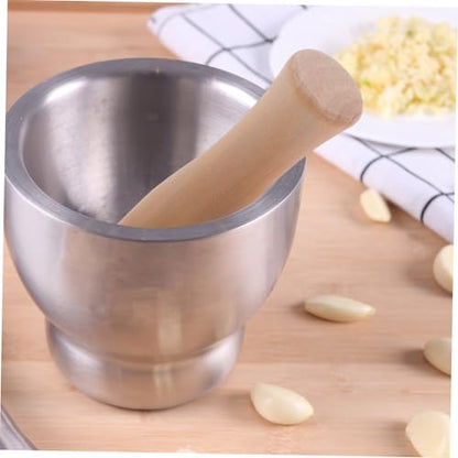 SOLUSTRE 2pcs Garlic Grinder Tool Handheld Kitchen Pestle Food Pounder Spice Sticks Sauerkraut Pounder Canning Stick Tools
