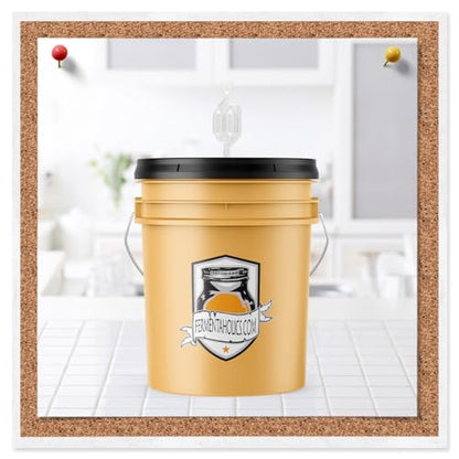 Fermentaholics Airlock 4 Pack – Brewing & Fermentation Airlocks – Use with Drilled Rubber Stopper, Grommeted Lid – Make Beer, Wine, Sauerkraut, Pickles, More (S-Shaped Airlock)