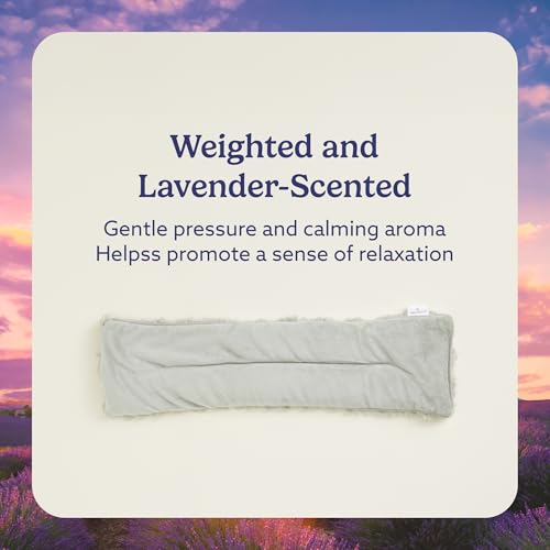 warmies Microwavable Neck & Shoulder Wrap - Heating & Cooling Plush Pad for Calming Relaxation - Weighted & Heated Neck Warmer with Scented Lavender - Microwave Heat Pad for Aches & Pain - Curly Sage - color: Curly Sage