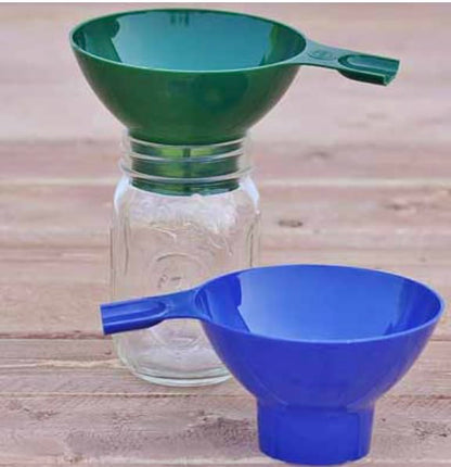 Rocky Mountain Goods Canning Funnel with Wide Mouth - 4 3/4” Funnel - Less Spills and Mess - 2 1/2” Mouth for Big and Small Jars - Vented for Fast Flow