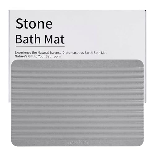 Stone Dish Drying Mat - Large Foldable Marbled Quick Drying Dish Mats, Stone Coasters Set of 4 Collapsible Ultra Absorbent Diatomaceous Earth Mats for Kitchen Counter Bathroom (Grey_Rectangle) - color: Grey_Rectangle