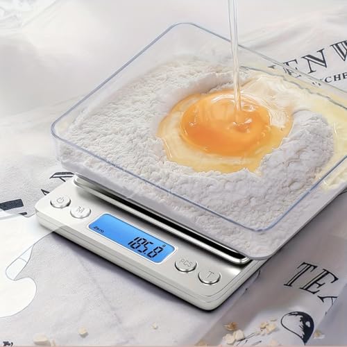 Digital Kitchen Scale- Grams and Ounces, Essential for Cooking, Baking, and Meal Prep(Battery Not Included)