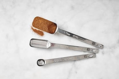 King Arthur Baking Company Spare Measuring Spoons, 18/8 Stainless Steel, 3-Piece Set, Precision Measures, For Baking And Cooking - style: Stainless Steel, 3-Piece Set