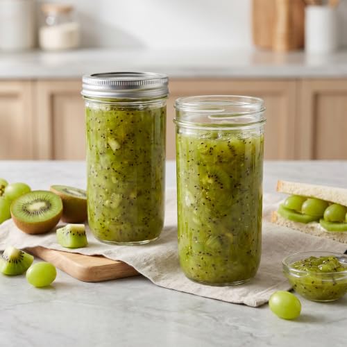 CycleMore 24oz 12 Pack Mason Glass Jars with Silver Separable Lids, Wide Mouth Canning Jars, Glass Pickle Canning Jars for Jelly, Jam, Honey, Wedding Favors, Spices and Herbs - size: 24oz - 12 Pack