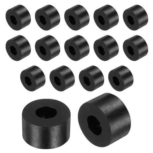 uxcell 16 Pcs Rubber Spacers 35mm OD x 8mm ID x 20mm Height Round Anti Vibration Spacer Rubber Bushing Grommets - size: 35mm OD x 8mm ID x 20mm Height