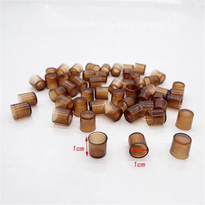 1000PCS Beekeeping Plastic Brown Rearing Queen Bee Tools King Tools Cell Brown Cage Cup Rear Breeding Apicultura Supplies