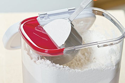 PrepSolutions Flour Keeper – Airtight Storage Container for Flour, Sugar & Dry Goods, 5 lb Capacity, BPA-Free, Easy Pour Design - size: 3.8 qt