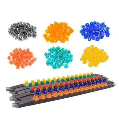 Queen Rearing Kit with 15 Cell Cups & Frame Holder, Color-Coded Plastic Grafting Kit for Beekeeping, Beekeeping Supplies..