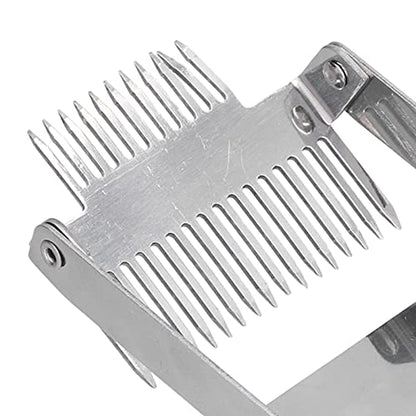 Honey Uncapping Fork,Honeycomb Scraper Hand Beehive Fork,Double Head Honey Cutting Fork,Tine Hive Scraper Tool,Scraper Beehive Tool,Beekeeping Tools (Wooden Handle Double Head)