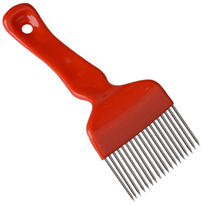 Bee Keeping Uncapping Fork, 18-Pin Stainless Steel Honey Extraction Tool