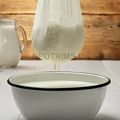 Muslin Cheese Cloth for Straining, Cheese Making,Baking. Ultra Fine Mesh Density,Extra Wide 150cms Width x 2 Meters. Reusable Sustainable 100% Cotton,Unbleached. 2mts - size: 2 meters