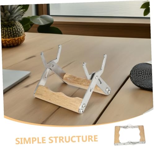 NUOBESTY 4pcs Beekeeping Frame Holder and Hive Frame Gripper Set with Wood Handle, Beehive Lifter Tool for Honey Harvesting and Hive Inspection in Beekeeping Supplies