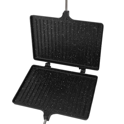 Pie Iron Grilled Cheese Maker with Removable Handle a Non Stick Stovetop Press for Camping and Breakfast