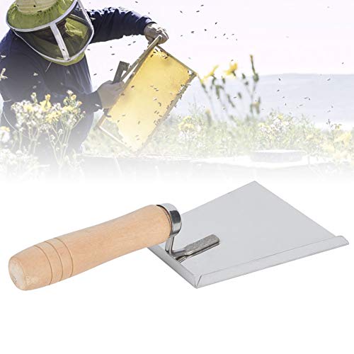 Ymiko Wax Scraper Beekeeping Tools Beehive Honey Beeswax Scraper Honey Uncapping Fork Shovel Beehive Cleaner Extractor