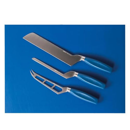 BOSKA Premium Soft Cheese Knife Blue - Professional Cheese Cutter - 140 Mm - Cheese Knife - Full Tang - for Soft Cheese - Premium Quality - HACCP Knife - 1896 Collection - color: Blue, size: Soft knife
