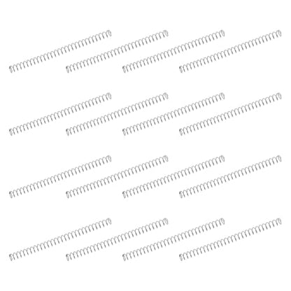 uxcell 50Pcs 304 Stainless Steel Compression Springs, 0.3mm x 2mm x 30mm Small & Tiny Pen Spring for Home Repair & DIY, Workshop & Industrial Use, (Silver Tone) - size: 2mmx30mm