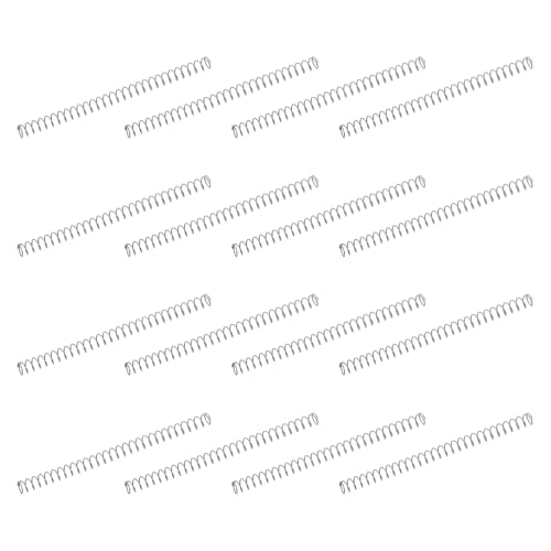 uxcell 50Pcs 304 Stainless Steel Compression Springs, 0.3mm x 2mm x 30mm Small & Tiny Pen Spring for Home Repair & DIY, Workshop & Industrial Use, (Silver Tone) - size: 2mmx30mm