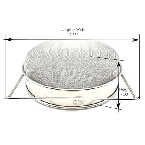 Food Grade 304 Double Sieve Stainless Steel Bucket Top Honey Strainer, Filter for Honey processing/Extraction and Filter