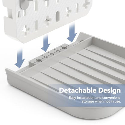 Baby Bottle Drying Rack Baby Bottle Holder Space Saving Bottle Dryer Rack Station Countertop Storage Organizer 12 Travel Bottle Drying Rack Vertical Breast Pump Part Plastic Bag Cup Dryer Tower Grey - color: Gray