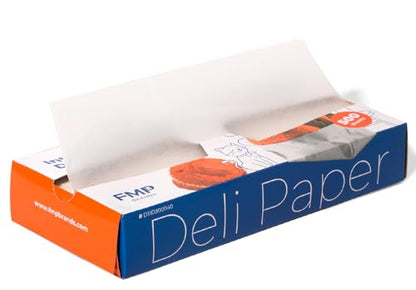 Fit Meal Prep [500 Pack] 12 x 10.75" Wax Paper Sheets for Food, Interfolded Precut Deli Pop Up Grease-Proof Sandwich Paper Wraps, Waterproof for Lunch, Food Basket, Microwave Cover, BBQ - size: 12 x 10.75"