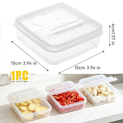 Fruit Cheese Box Frozen Meat Boxs Food Grade Refrigerator Freezer Storage Special Small Spare Food Fresh-Keeping Container