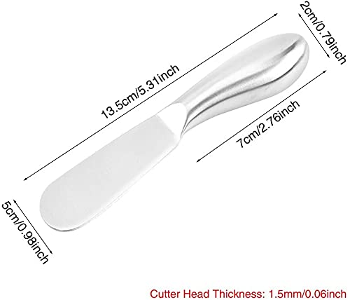 PEPAXON Butter Knife Butter Spreader Cheese Slicer Stainless Steel Ergonomic Handle 14.5x2cm