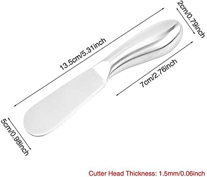 PEPAXON Butter Knife Butter Spreader Cheese Slicer Stainless Steel Ergonomic Handle 14.5x2cm
