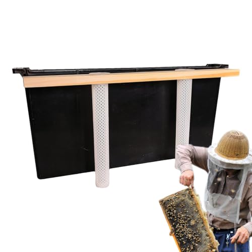 Bee Water Feeder 3.5L Bee Feeding Tool | Beekeeping Water Dispenser for Beekeeping, Apiary, Beehive, Hive, Honey, Feeding, Food - color: Black