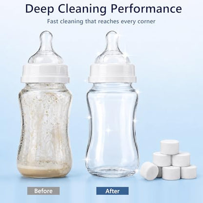Solid Detergent Baby-Safe Tablets for All Baby Bottle Washer