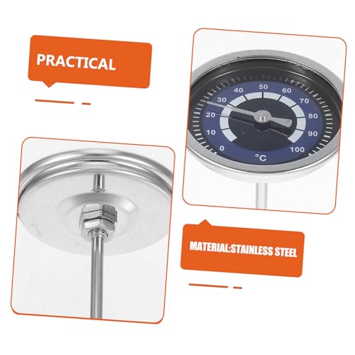 VALICLUD Stainless Steel Kettle Thermometer Instant Read Probe for Precise Temperature Control Brewing for Tea and Preparation and Easy to Install Kitchen Gadget